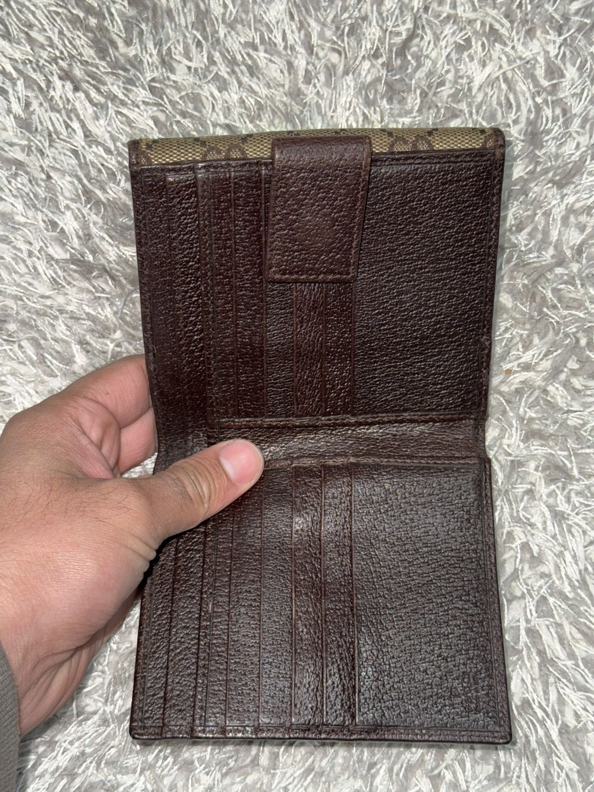 Gucci VINTAGE GUCCI GG CANVAS BI-FOLD WALLET Size ONE SIZE - 19 Thumbnail
