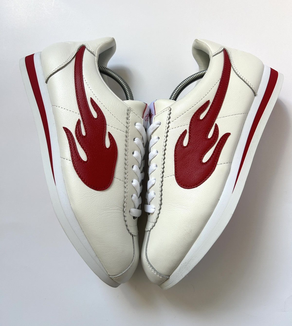 4HUNNID YG 4Hunnid The Flame Block Runner White/Red Shoes Size: 11 M Size US 11 / EU 44 - 2 Thumbnail