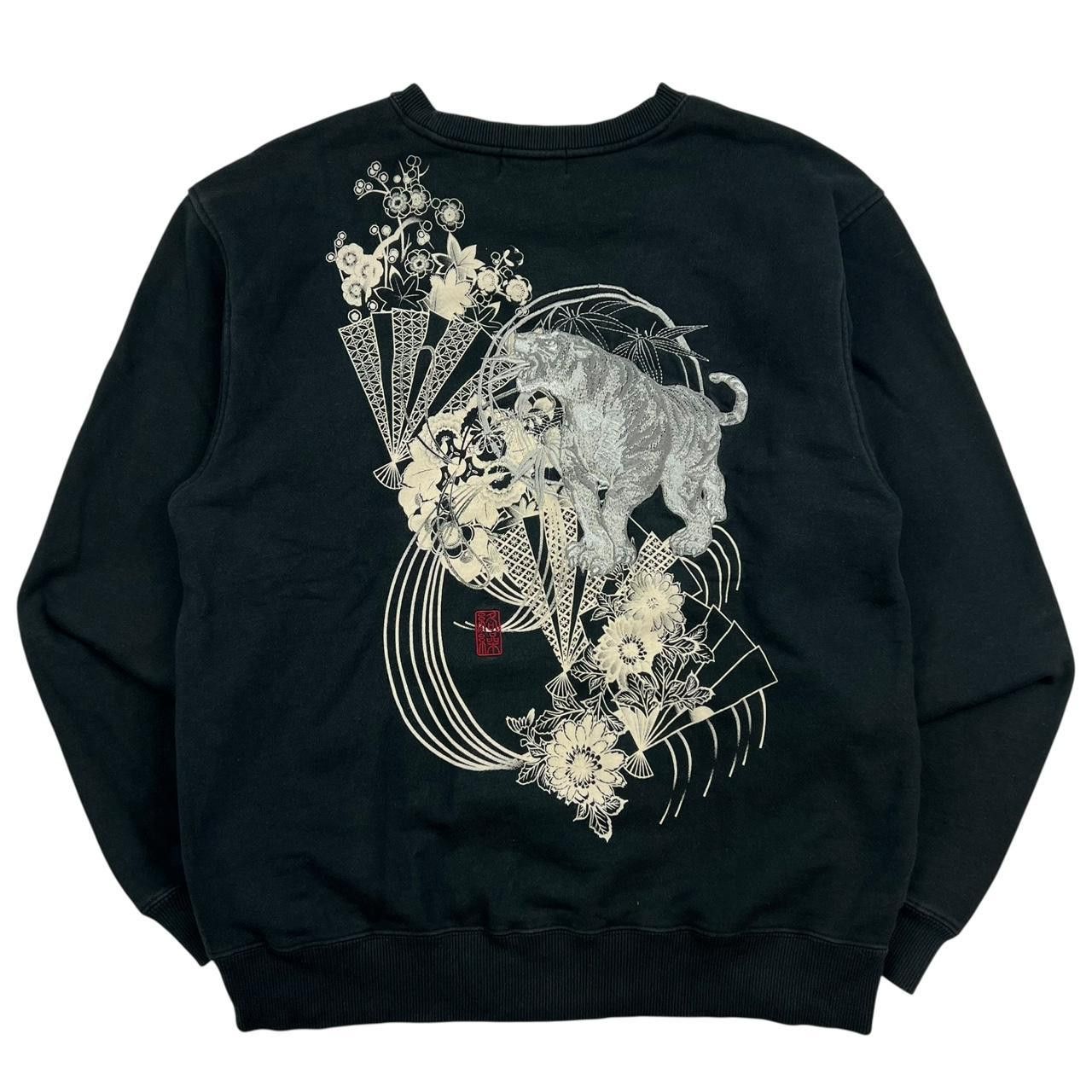 Karakuri Tamashii Vintage Karakuri Embroidered Tiger Sweatshirt - Extra Large Size US XL / EU 56 / 4 - 1 Thumbnail