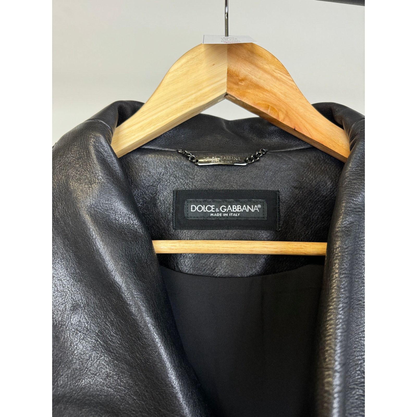 Dolce & Gabbana 2010s Dolce & Gabbana aviator boxy bomber leather jacket Size XL / US 12-14 / IT 48-50 - 5 Thumbnail
