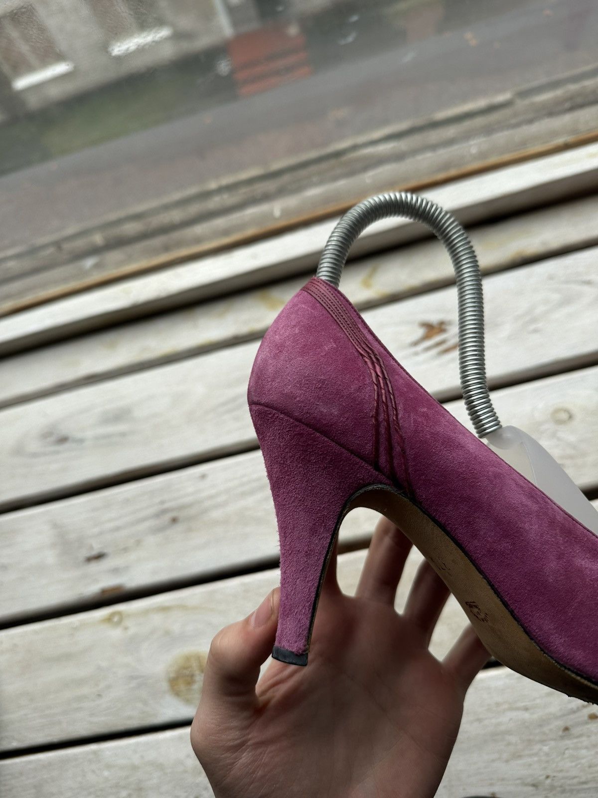 Gucci 🚨ARHIVE GUCCI HEELS LUXURY RARE PINK OLD MONEY Size US 7.5 / IT 37.5 - 3 Thumbnail