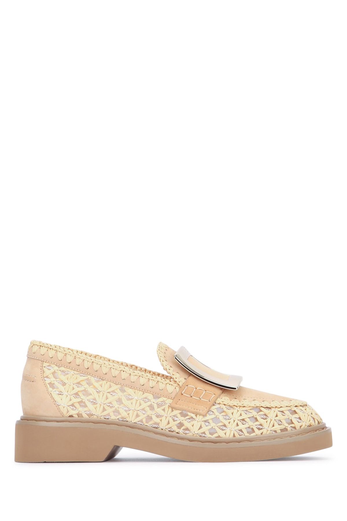 Roger Vivier Viv Rangers Raffia Braided Loafe 25 Size US 9 / IT 39 - 1 Thumbnail