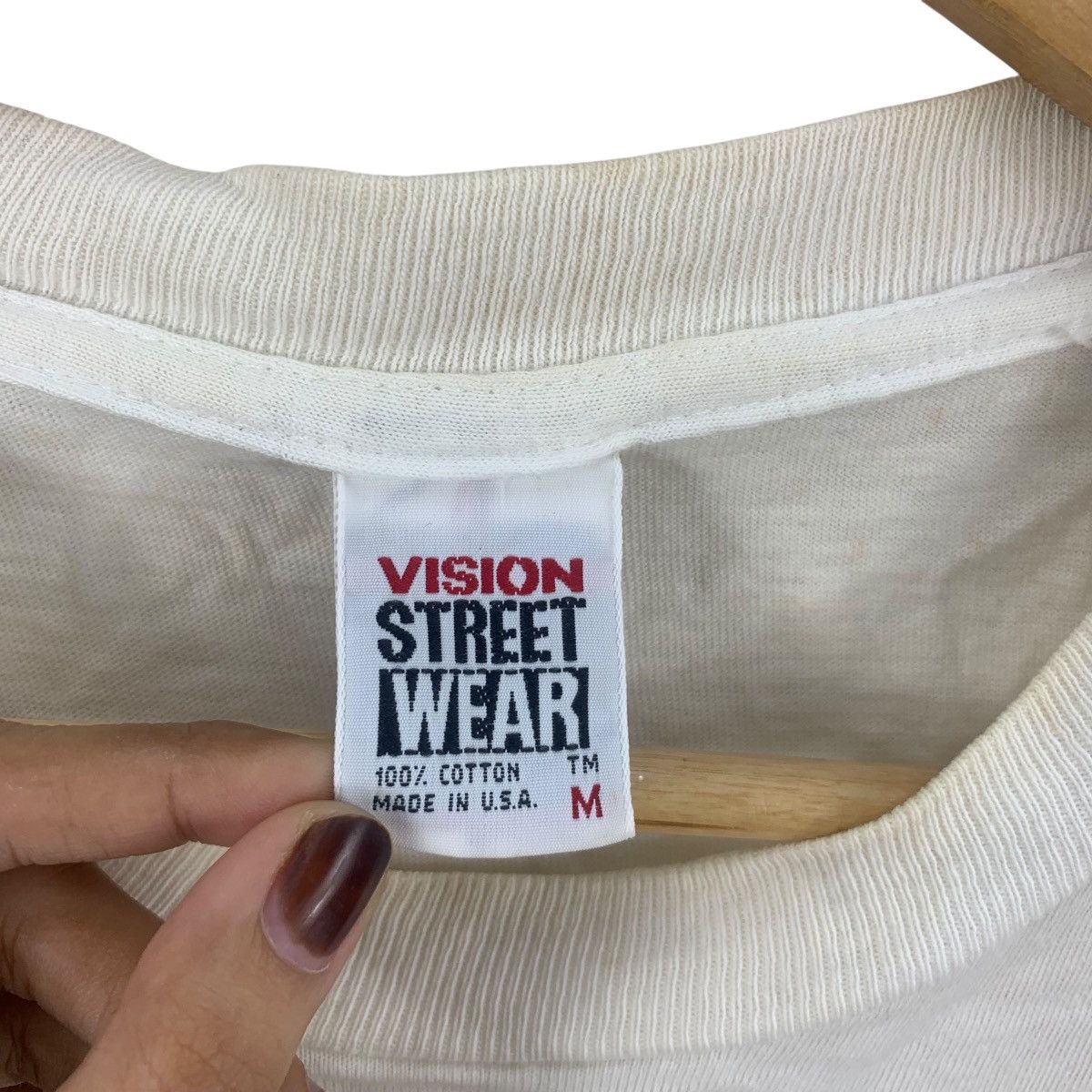 Vision Streetwear Vintage 1988 VISION SKATEBOARD I Skate I Am Tee Shirt Street Size US M / EU 48-50 / 2 - 9 Thumbnail