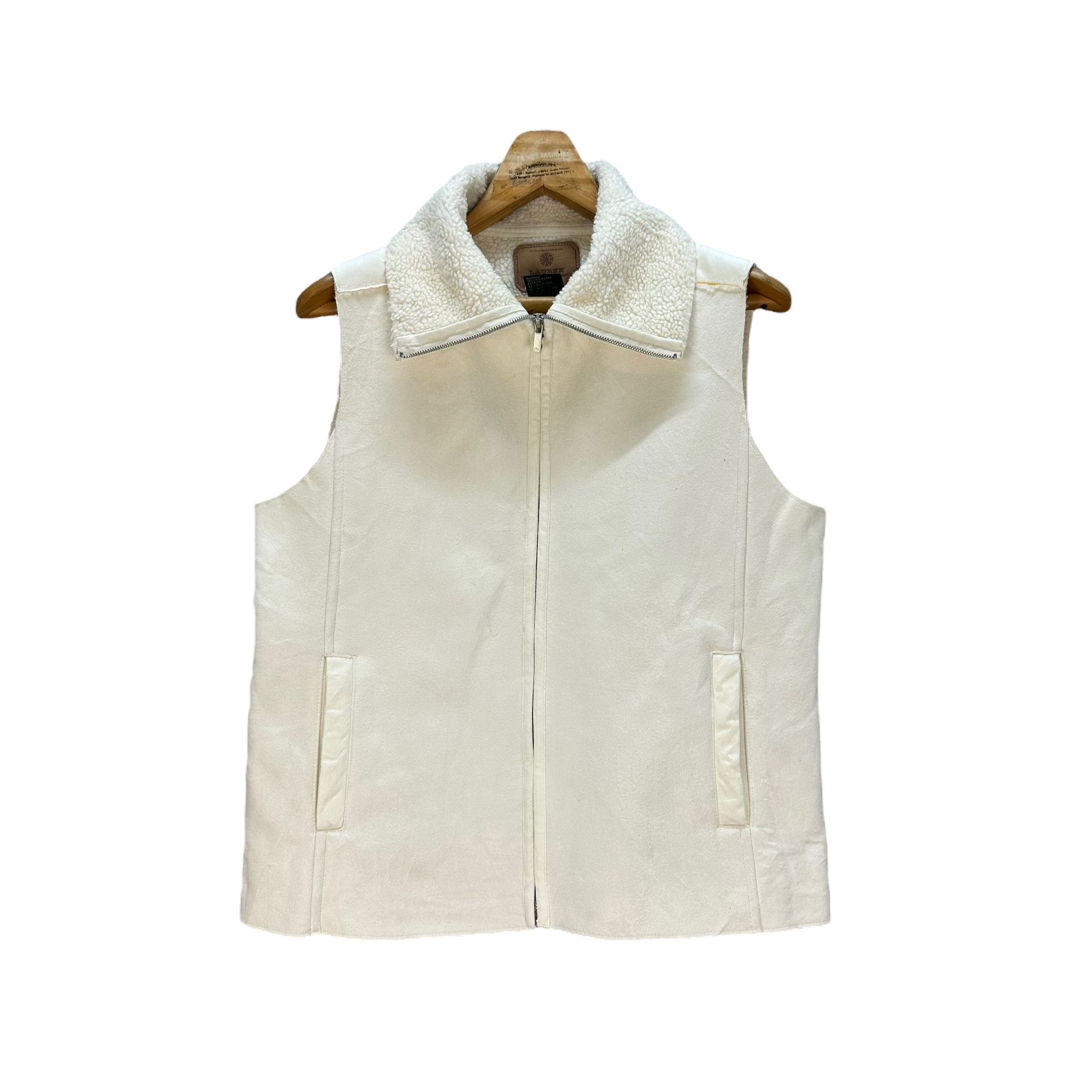 Ralph Lauren LAUREN RALPH LAUREN SHERPA WHITE VEST #8447-009 Size US S / EU 44-46 / 1 - 1 Thumbnail