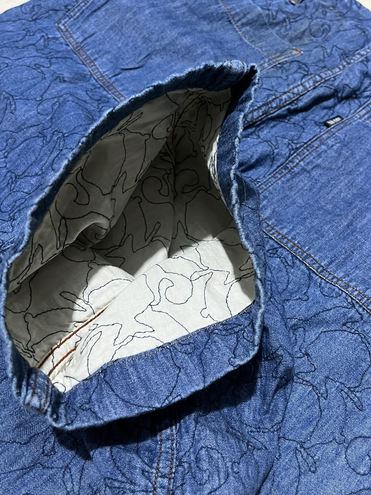Ne-Net Issey miyake - Ne-net embroidery Indigo denim Size US 32 / EU 48 - 7 Thumbnail