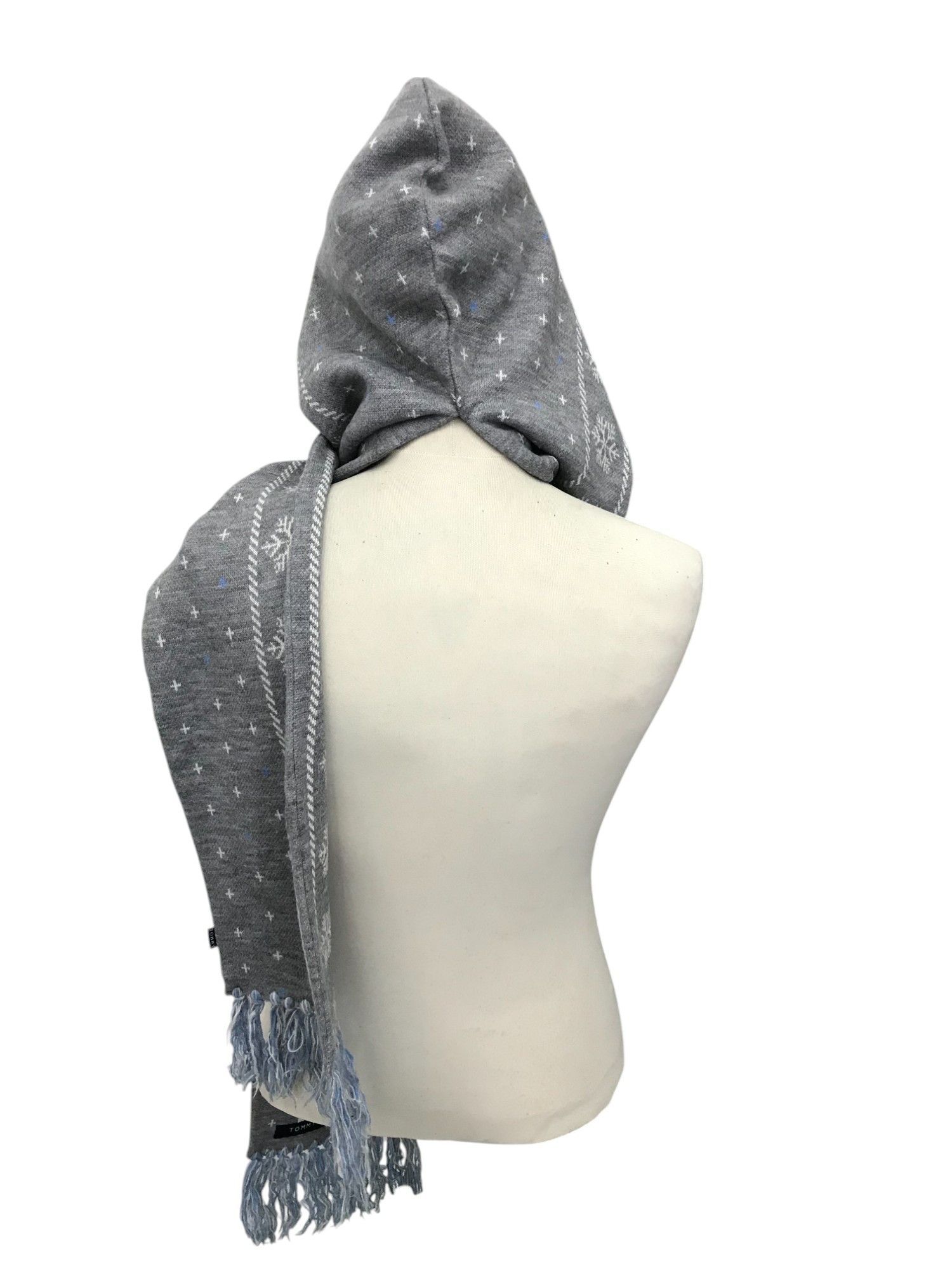 Tommy Hilfiger Tommy Hilfiger Wool Scarf Muffler V513 Size ONE SIZE - 2 Thumbnail