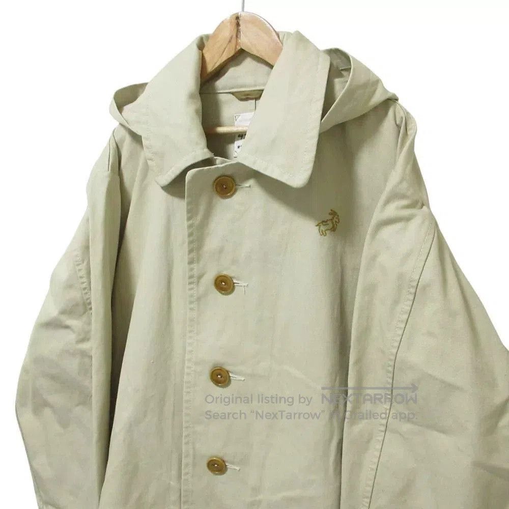 45rpm Beige Long Hooded Coat for Women. Size L / US 10 / IT 46 - 3 Thumbnail