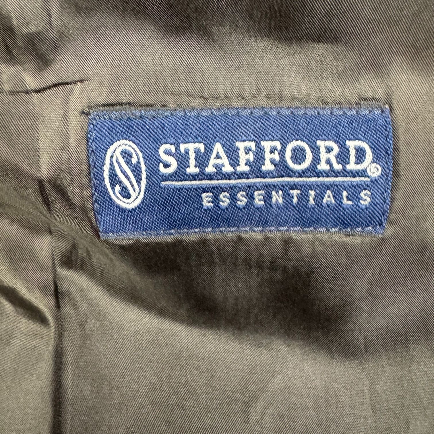 Stafford Stafford Essentials Men's Polyester Blend 2-Button Blazer Gr Size 40S - 4 Thumbnail