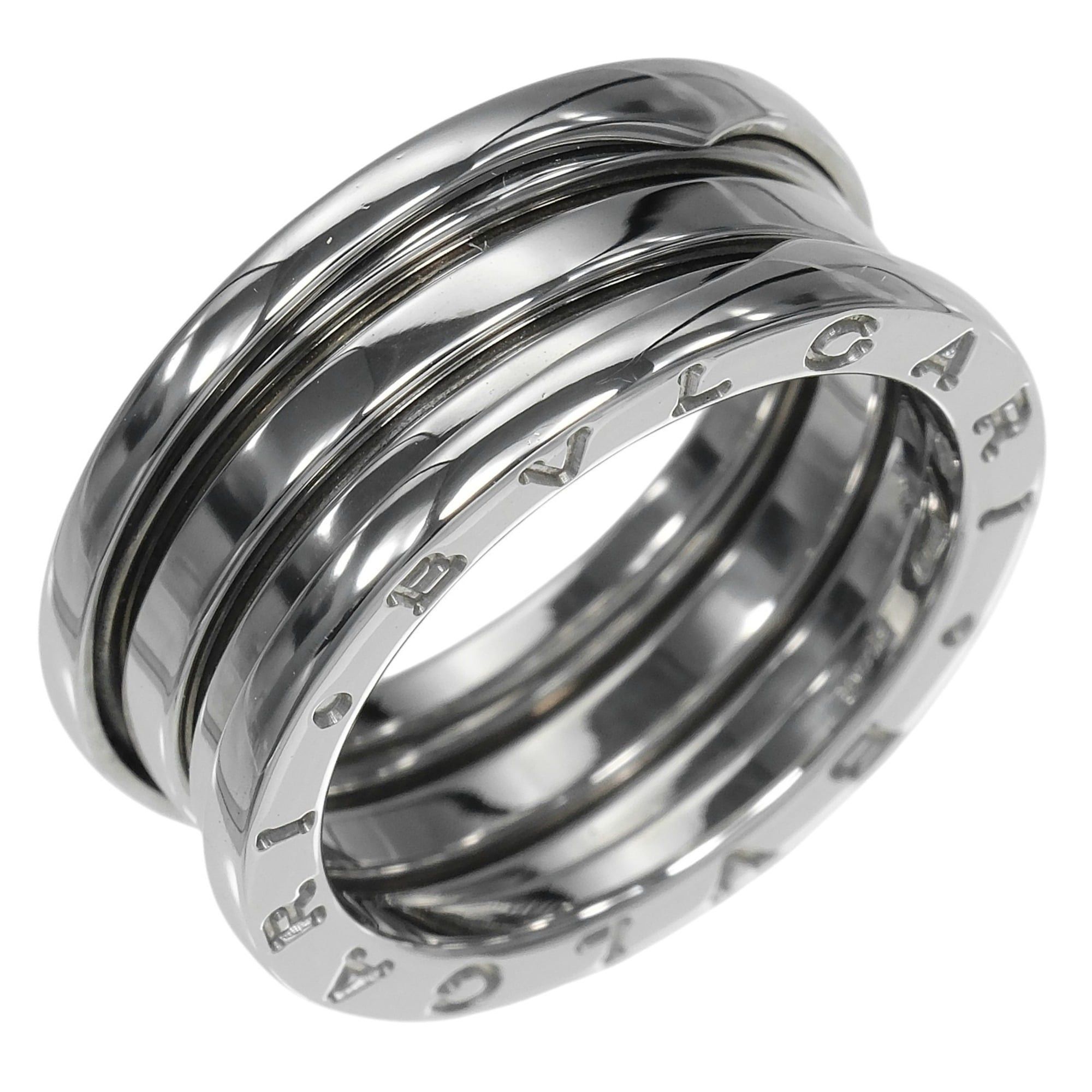 Bvlgari Bvlgari Bulgari B.ZERO1 3-band ring, size 16.5, 18KWG white gold, approximately 10.33g. Size ONE SIZE - 1 Thumbnail