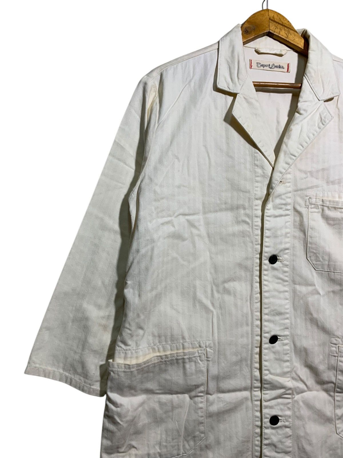 Japanese Brand × Kapital 🔥CEPO DENIM HBT SHOPCOATS JACKET Size US M / EU 48-50 / 2 - 2 Thumbnail