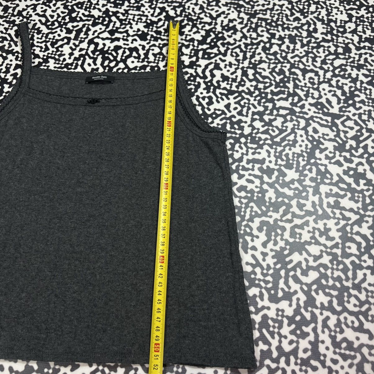 Massimo Dutti Vintage Y2K Massimo Dutti Casual Basic Luxury Style Tank Top Size M / US 6-8 / IT 42-44 - 7 Thumbnail