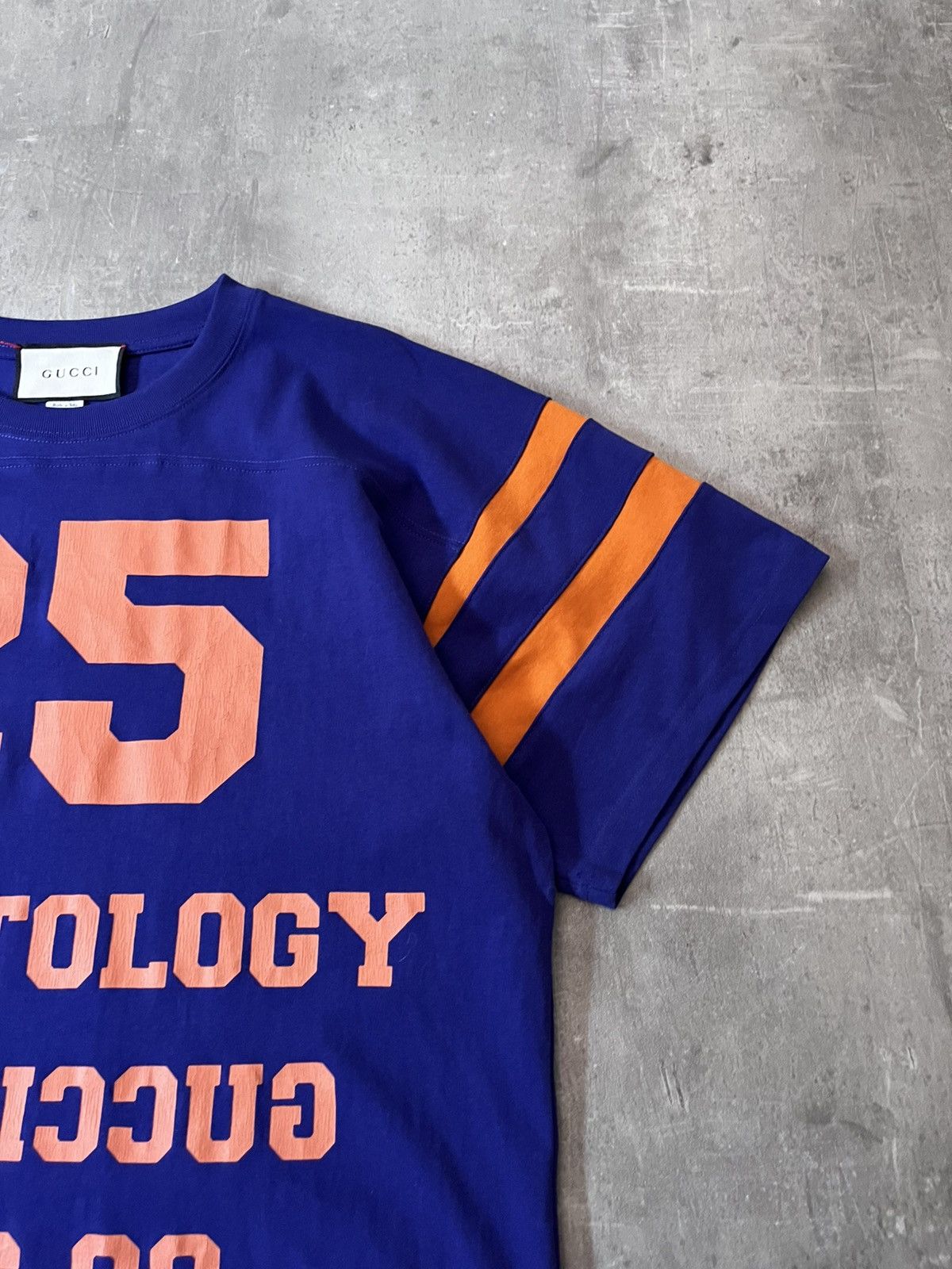 Gucci Gucci 25 Eschatology Blind For Love purple blue T-shirt Size US L / EU 52-54 / 3 - 4 Thumbnail