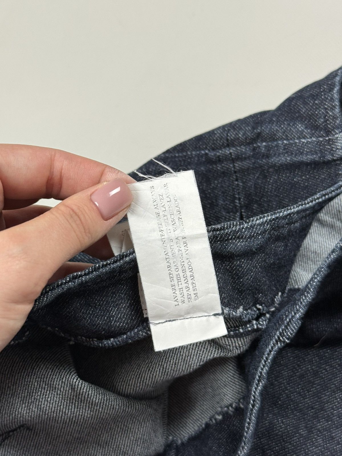 Armani Armani Jeans Vintage 90s Ladies Denim Midi Y2K Skirt Size 32" / US 10 / IT 46 - 17 Thumbnail