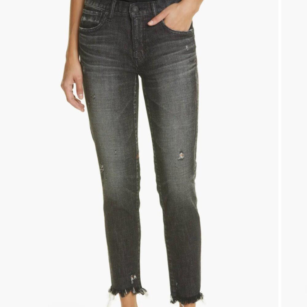 MOUSSY Moussy Vintage Diana Distressed Stretch Skinny Ankle Jeans Size 25" / US 0 / IT 36 - 4 Thumbnail
