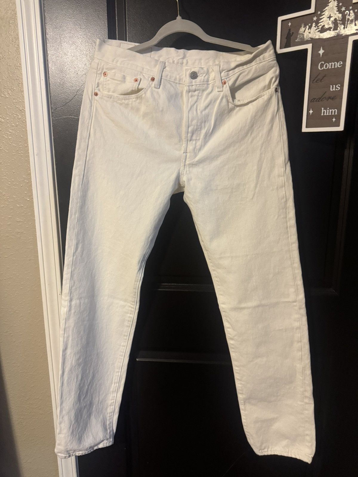 DENIM TEARS Denim tears X Levi’s 501 mono cotton wreath jeans size 32 Size US 32 / EU 48 - 3 Thumbnail