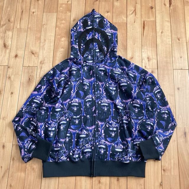 Bape BAPE APE HEAD GRAFFITI SHARK FULL ZIP HOODIE a bathing ape Size US XL / EU 56 / 4 - 1 Thumbnail