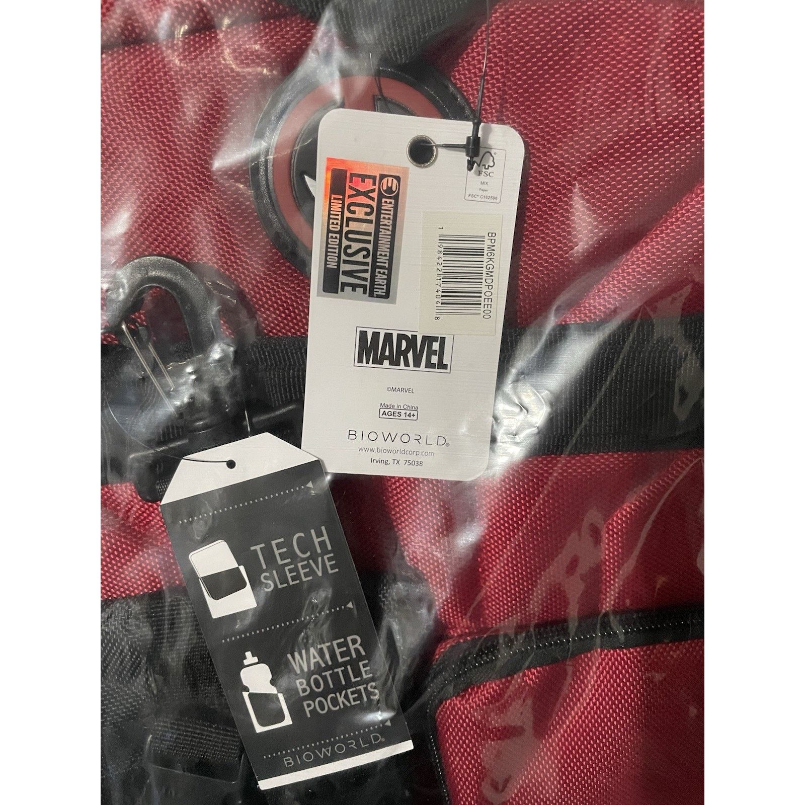 Marvel Comics Deadpool Tactical Backpack - Entertainment Earth Exclusive Size ONE SIZE - 13 Thumbnail