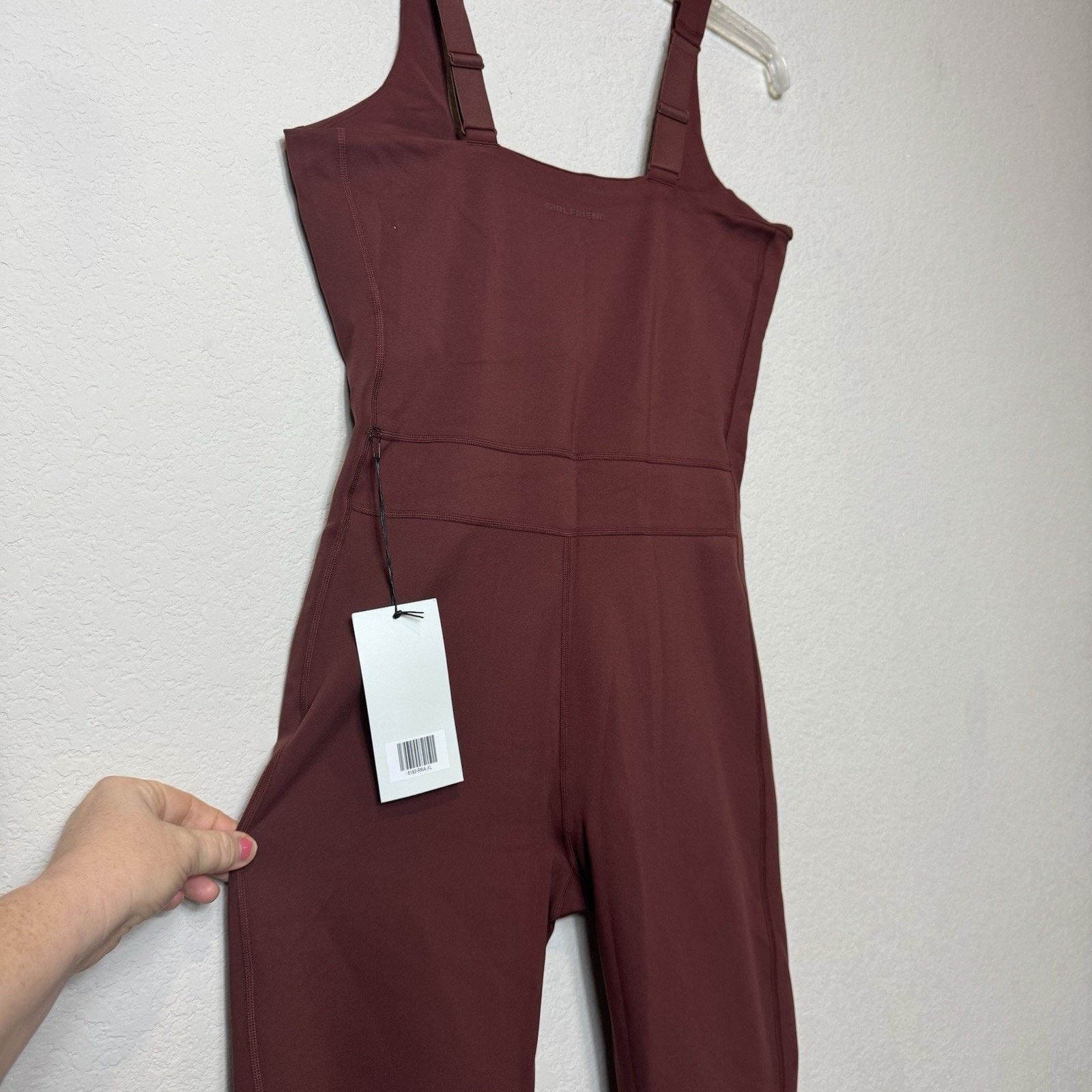 Girlfriend Collective Girlfriend Collective Kona Luxe Unitard Square Neck Brown XL Size 38" / US 16 / IT 52 - 7 Thumbnail