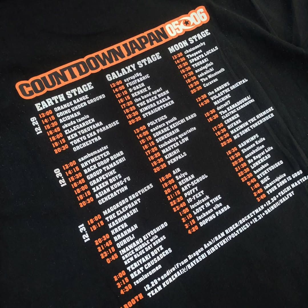 Band Tees Rock in Countdown Japan 2005 Size US L / EU 52-54 / 3 - 1 Thumbnail