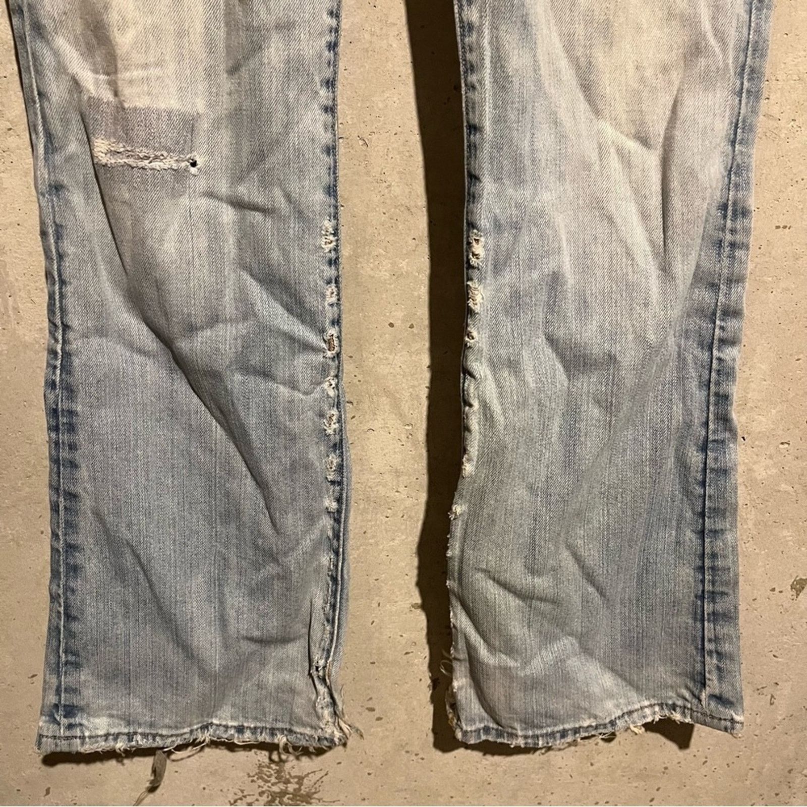 Lucky Brand Lucky Brand Sweet n Low Jeans Sz 6 Light Wash Custom Patches Size 28" / US 6 / IT 42 - 4 Thumbnail