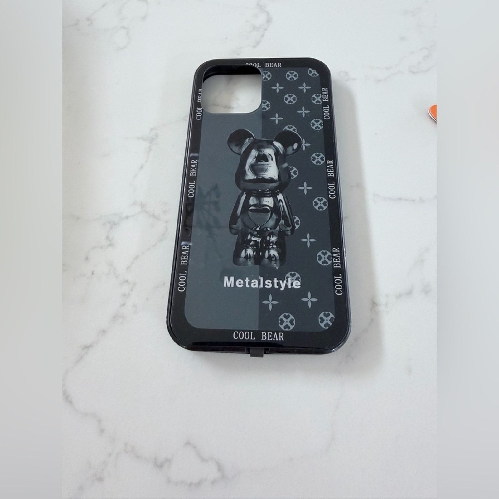 Other IPhone 13 Pro Max Metalstyle Cool Bear Black IPhone Case Size ONE SIZE - 1 Thumbnail