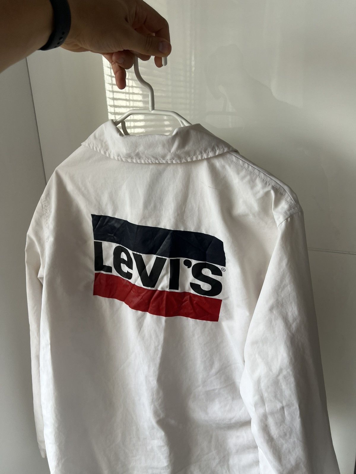 Levi's ‼️Levi’s Big Logo Nylon Black Tag Coach Active Urban Jacket‼️ Size US M / EU 48-50 / 2 - 10 Thumbnail