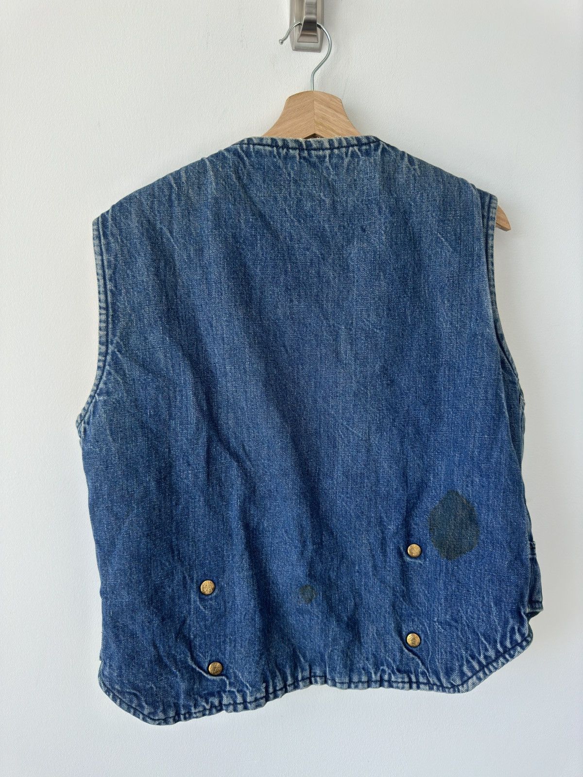 Carter's Vintage Carter’s Denim Sherpa Lined Work Vest Size US M / EU 48-50 / 2 - 6 Thumbnail