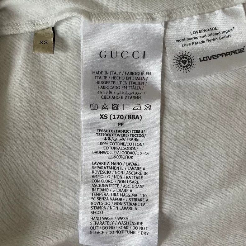 Gucci Gucci Love Parade Series Logo Printed Short-sleeved T-shirt Size US XS / EU 42 / 0 - 5 Thumbnail