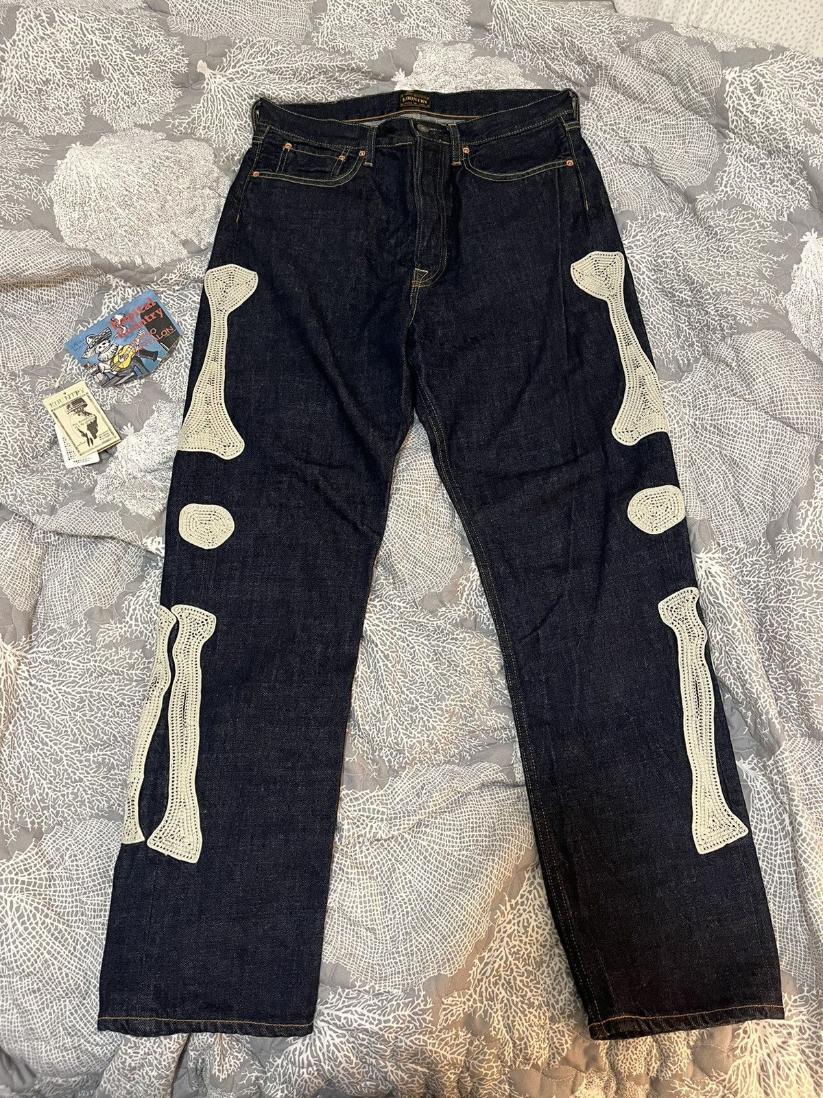 Kapital Kapital Kountry Bone Denim Jeans | Grailed