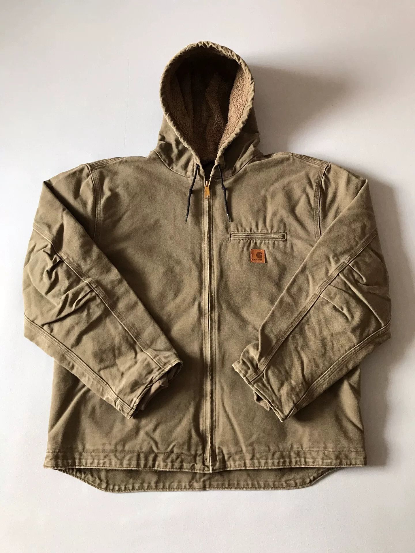 Carhartt Carhartt J141 Hooded Canvas Jacket Size US XL / EU 56 / 4 - 1 Thumbnail