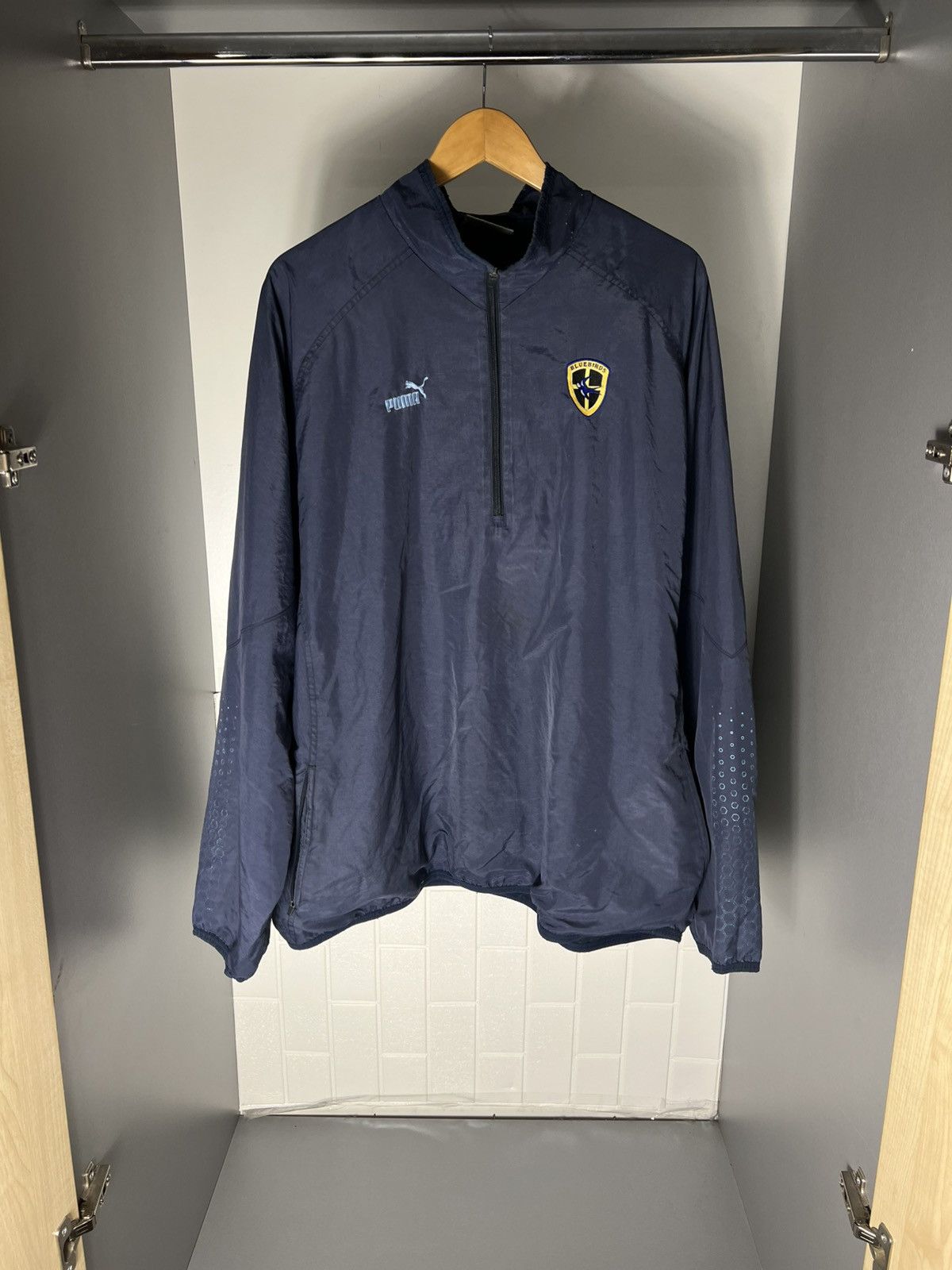 Puma VINTAGE PUMA FC CARDIFF CITY ENGLAND SOCCER JACKET RETRO 90s Size US XXL / EU 58 / 5 - 8 Thumbnail