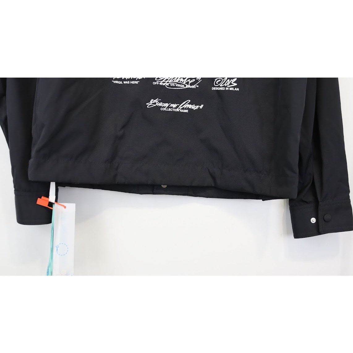 Off-White o1rshd1 Exact Opposite Shirt Jacket in Black/White Size US M / EU 48-50 / 2 - 14 Thumbnail