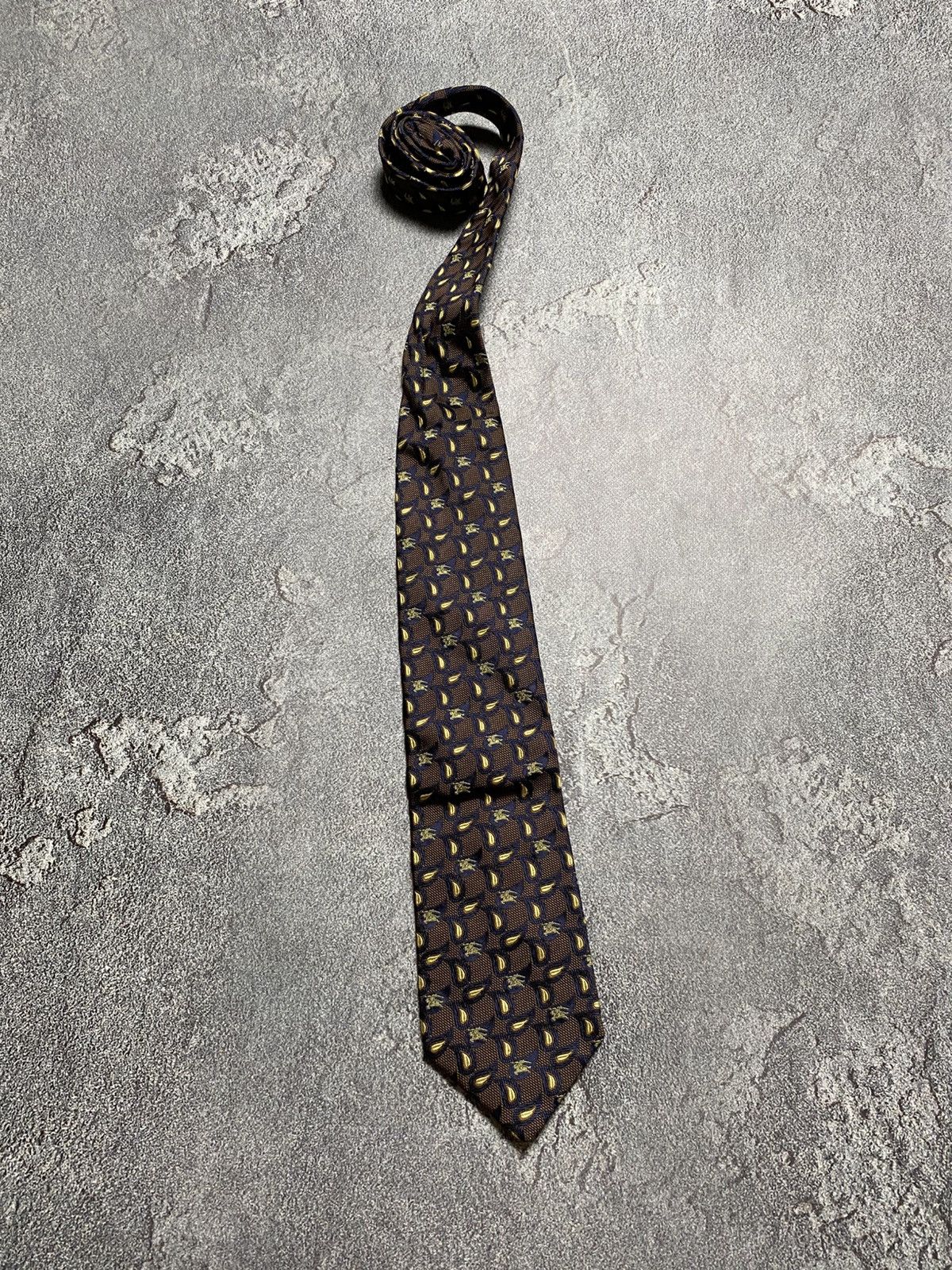 Burberry Burberrys tie vintage silk Size ONE SIZE - 4 Thumbnail