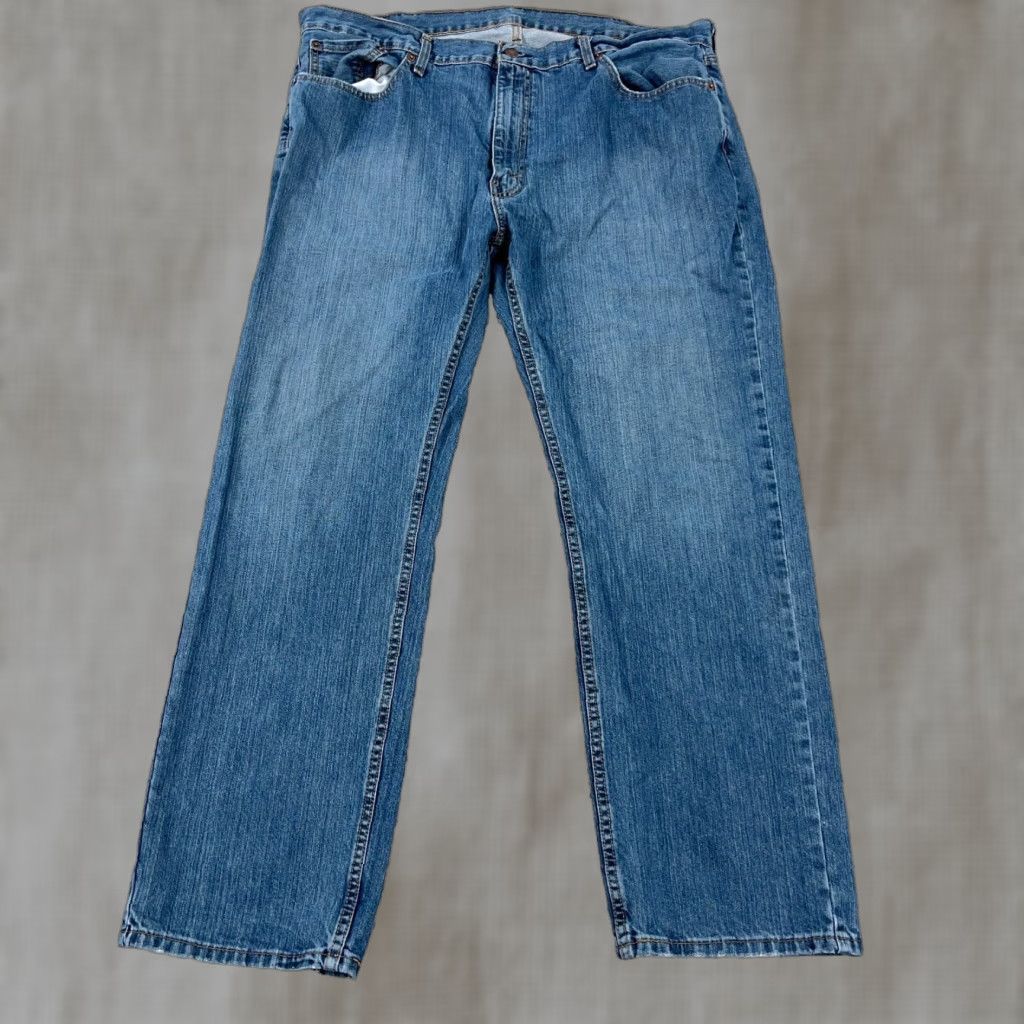 Levi's Levi's 559 Jeans Men 40x32 Straight Relaxed Baggy Medium Wash Distressed Denim Size US 40 / EU 56 - 1 Thumbnail