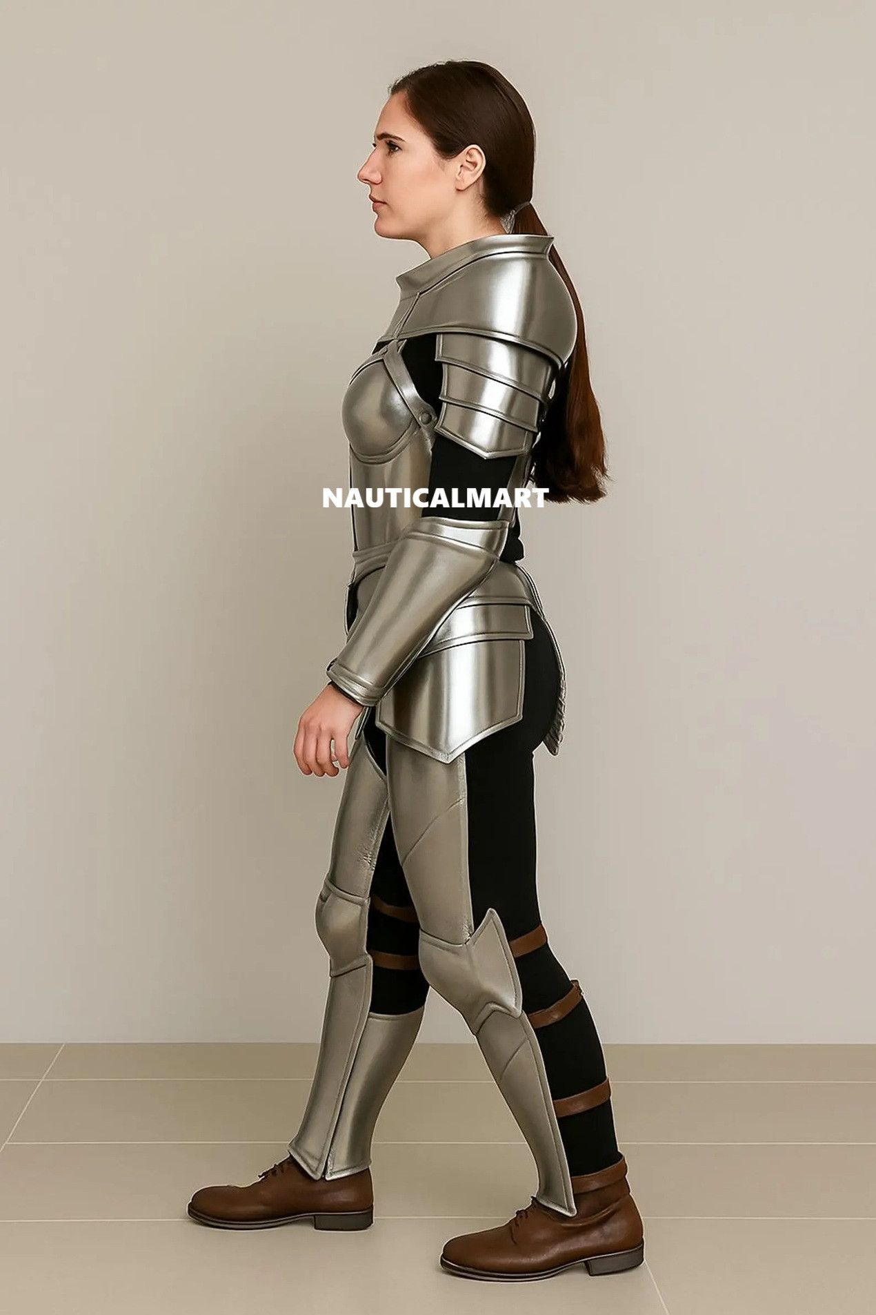Other Women’s Full Steel Plate Armor Suit Size ONE SIZE - 3 Thumbnail