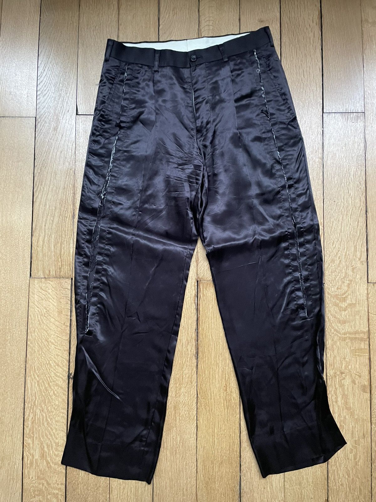 Comme des Garcons Comme des Garçons Black Cupra Trousers Size 27" / US 4 / IT 40 - 1 Thumbnail