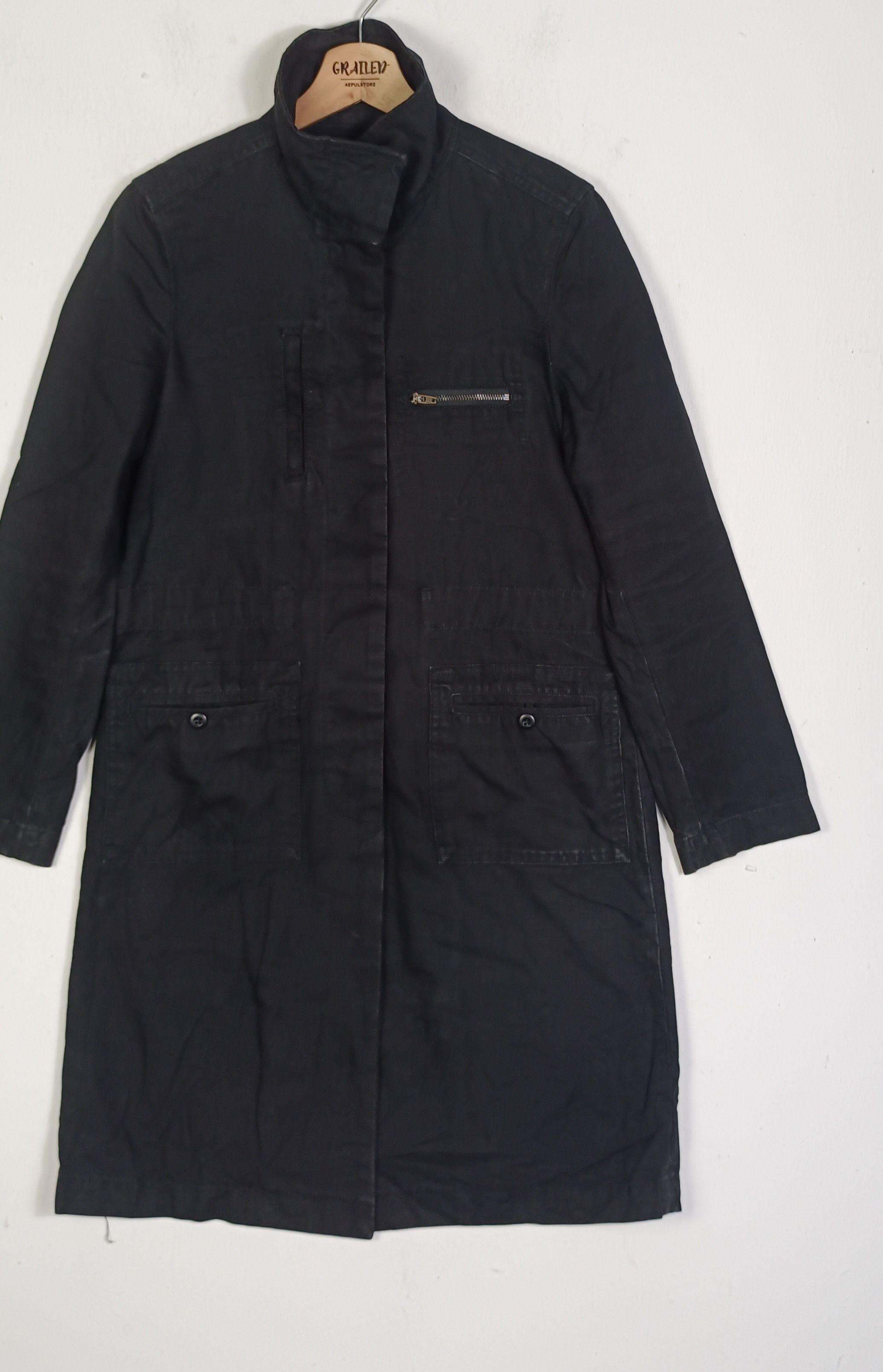 SHIPS Vintage Ships Jeans Multi Pocket Long Jacket Size US S / EU 44-46 / 1 - 5 Thumbnail