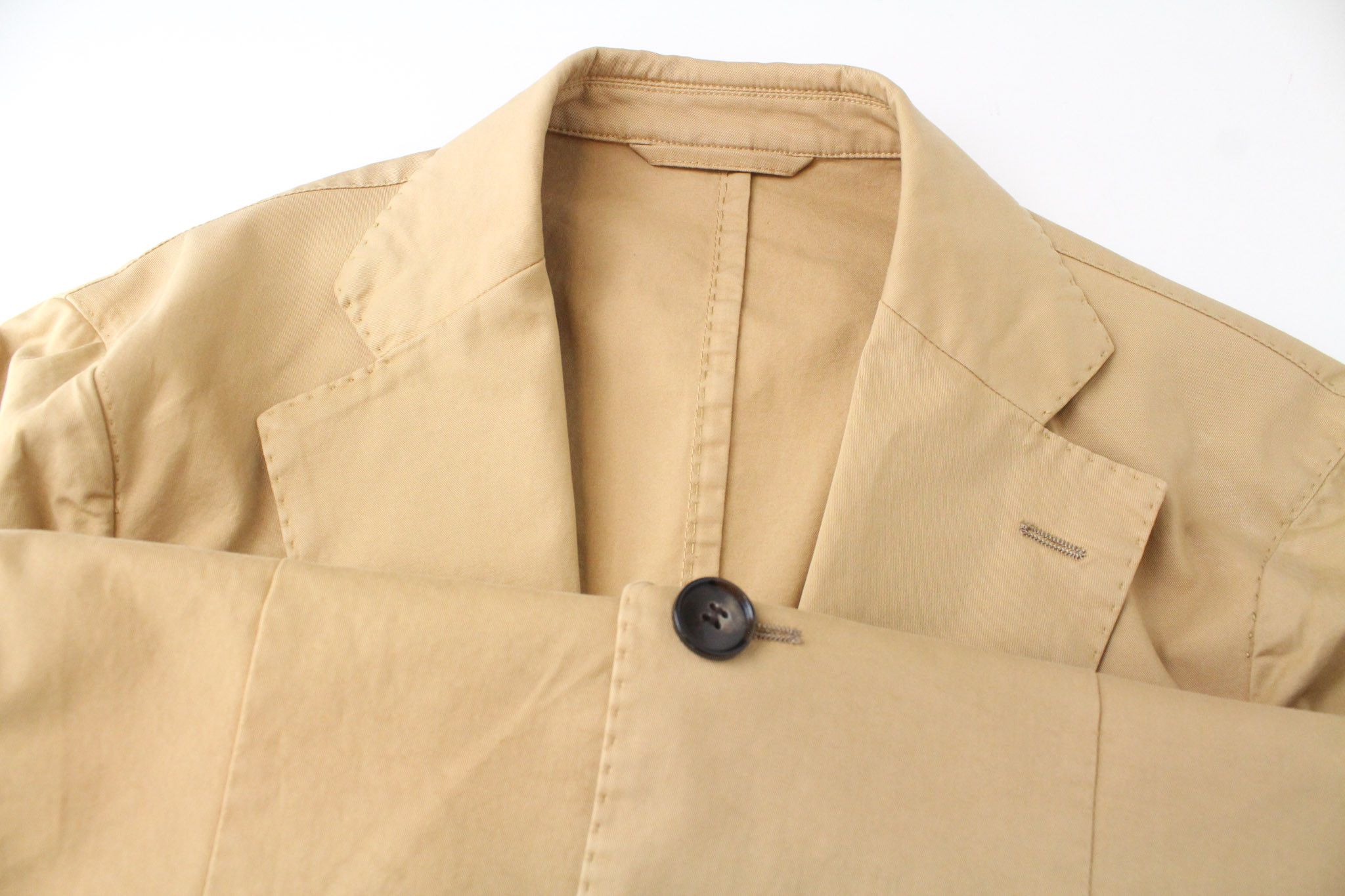 Suitsupply HAVANA WASHED UK34R Brown Slim Cotton Stretch 72167 Size 34R - 3 Thumbnail
