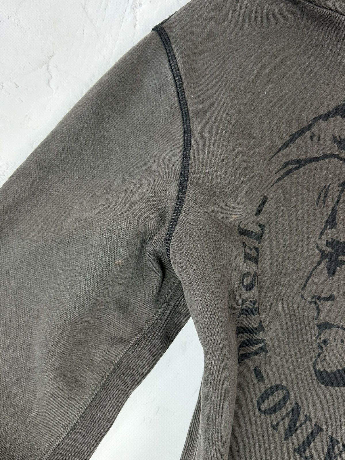 Diesel Vintage Diesel Khaki Hoodie Size US L / EU 52-54 / 3 - 7 Thumbnail