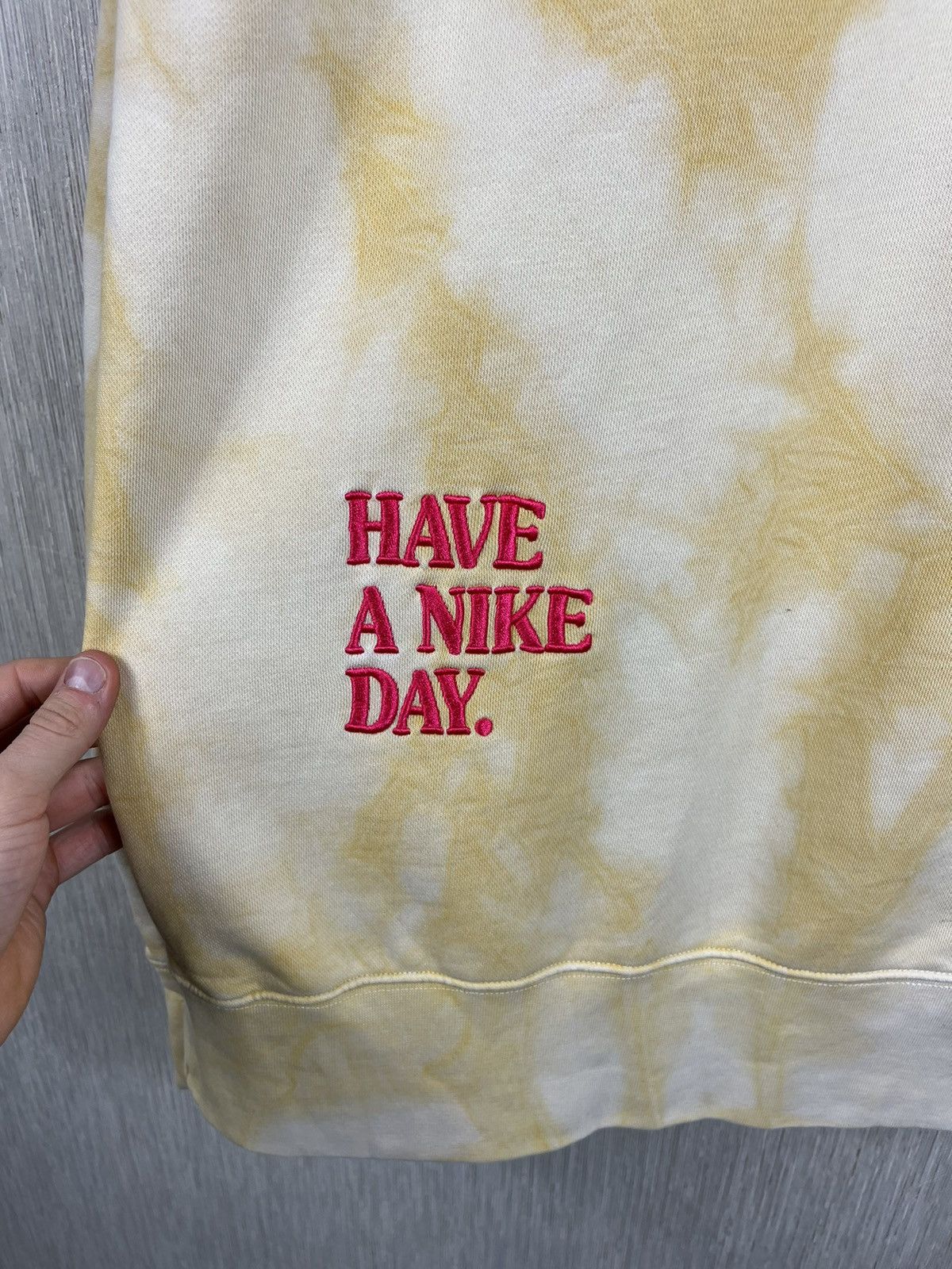 Nike Nike french terry tie dye crewneck sweatshirt daisy logo y2k Size US XS / EU 42 / 0 - 16 Thumbnail