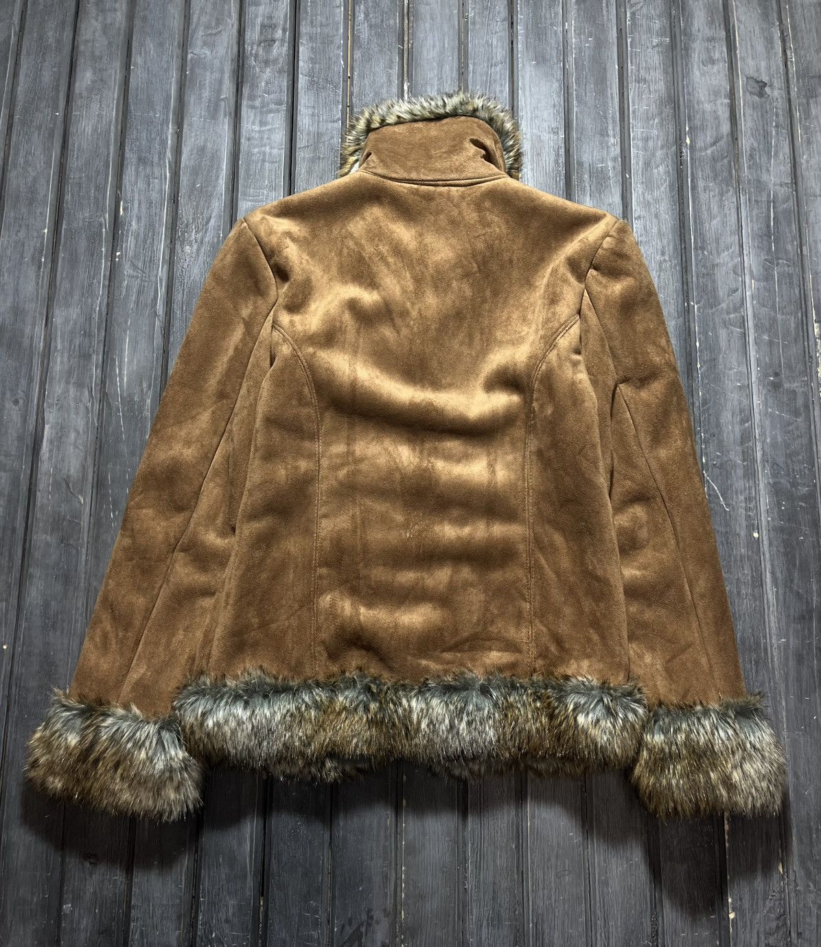 Tornado Mart Vtg Yohji Yamamoto Issey Miyake Style Opium Fur Jacket Size M / US 6-8 / IT 42-44 - 6 Thumbnail
