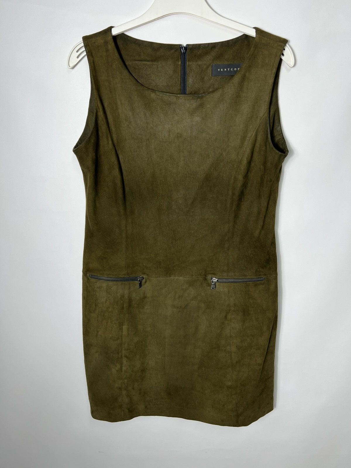 Vintage Luxury Designer Ventcouvert Leather Midi Dress Size FR 42 Size M / US 6-8 / IT 42-44 - 1 Thumbnail