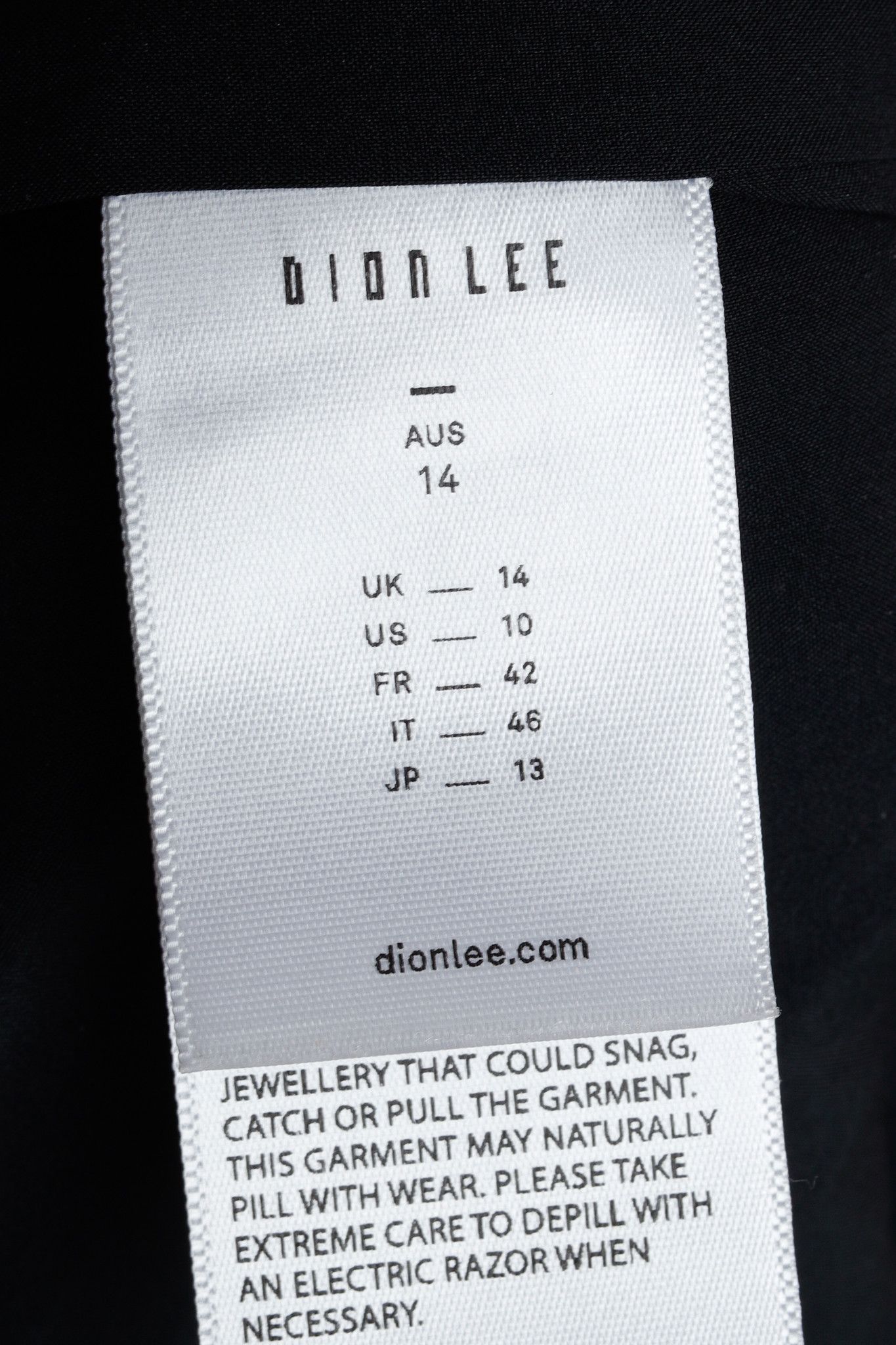 Dion Lee Dion Lee Black Stretch-Cady Off-Shoulder Midi Dress Size L / US 10 / IT 46 - 7 Thumbnail