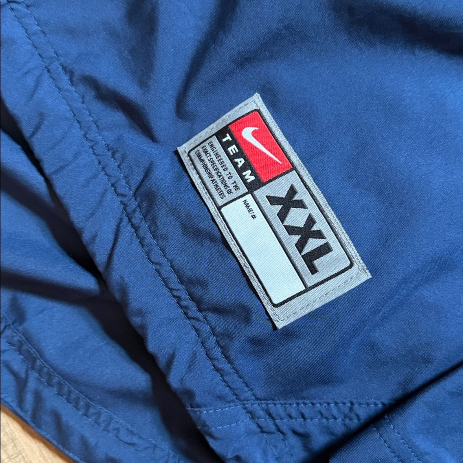 Nike NWOT 90s Nike Team UNC Lacrosse Quarter Zip Windbreaker Size US XXL / EU 58 / 5 - 4 Thumbnail