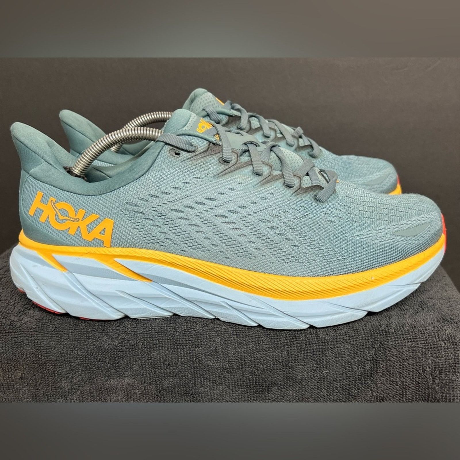 Hoka Hoka Clifton 8 Shoes 11 2E Wide Goblin Blue Mountain Running Size US 11 / EU 44 - 2 Thumbnail