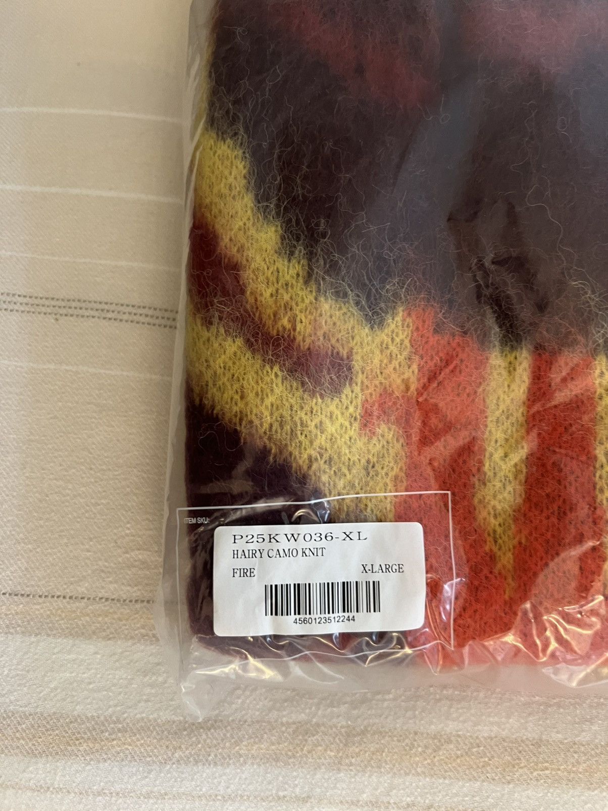 Palace Palace Hairy Camo Sweater Pullover in The Color “Fire” XL Size US XL / EU 56 / 4 - 6 Thumbnail