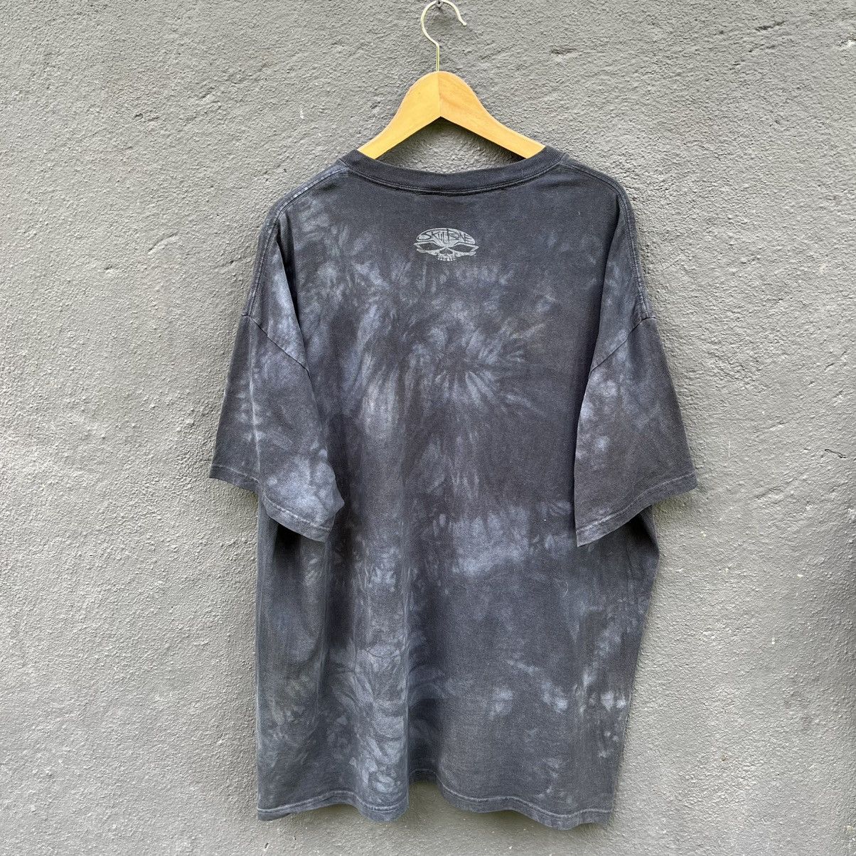 Vintage Thrashed Faded Y2k Skul Bone Tie Dye Tee Size US XXL / EU 58 / 5 - 6 Thumbnail