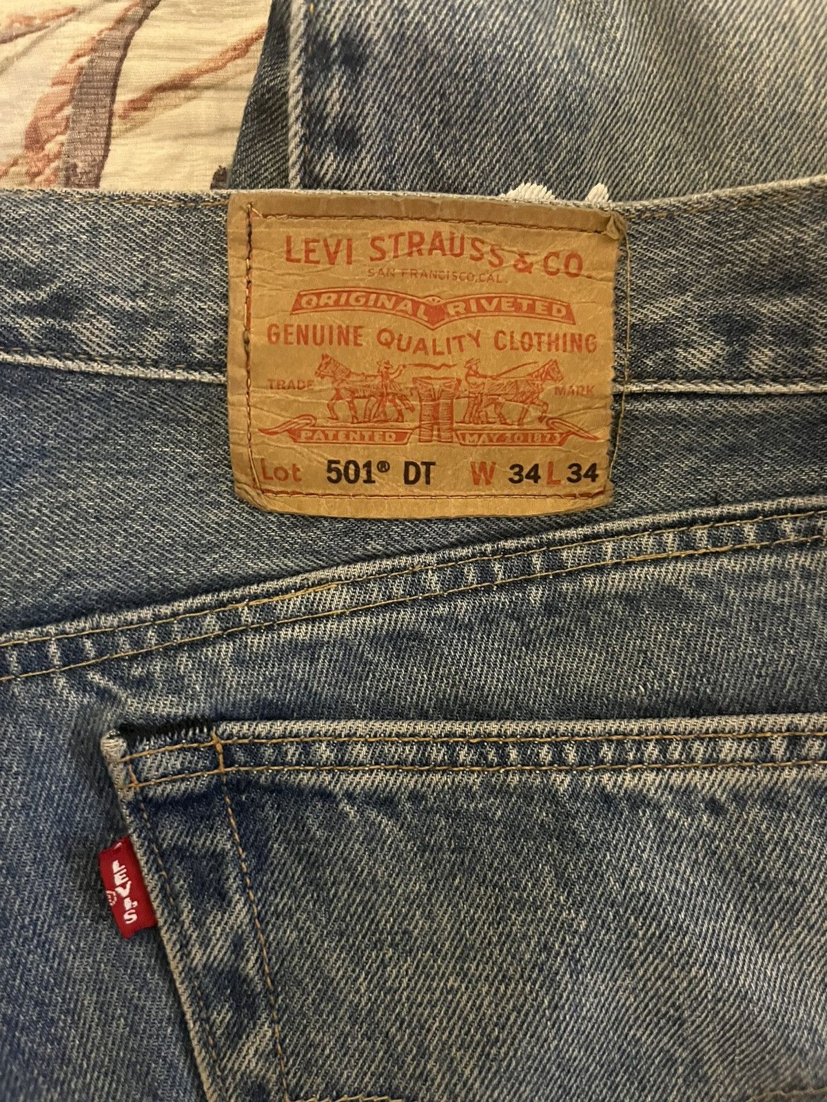 DENIM TEARS × Levi's Denim Tears Jeans Size US 34 / EU 50 - 3 Thumbnail