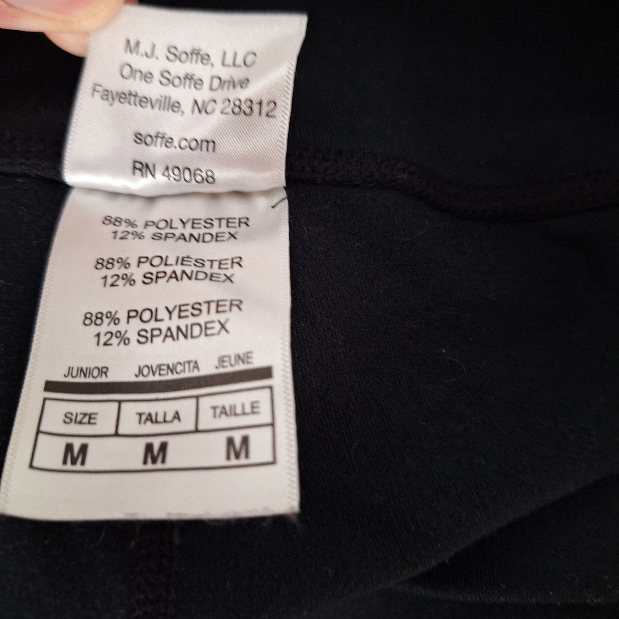 Soffe Soffe Tribute Activewear Leggings Junior Med Mesh Inset Zebr Size 28" / US 6 / IT 42 - 5 Thumbnail