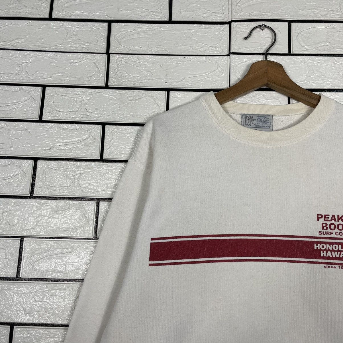 Other Vintage 90s Peakaboo Honolulu Hawaii Surfboard Sweatshirt Size US L / EU 52-54 / 3 - 6 Thumbnail